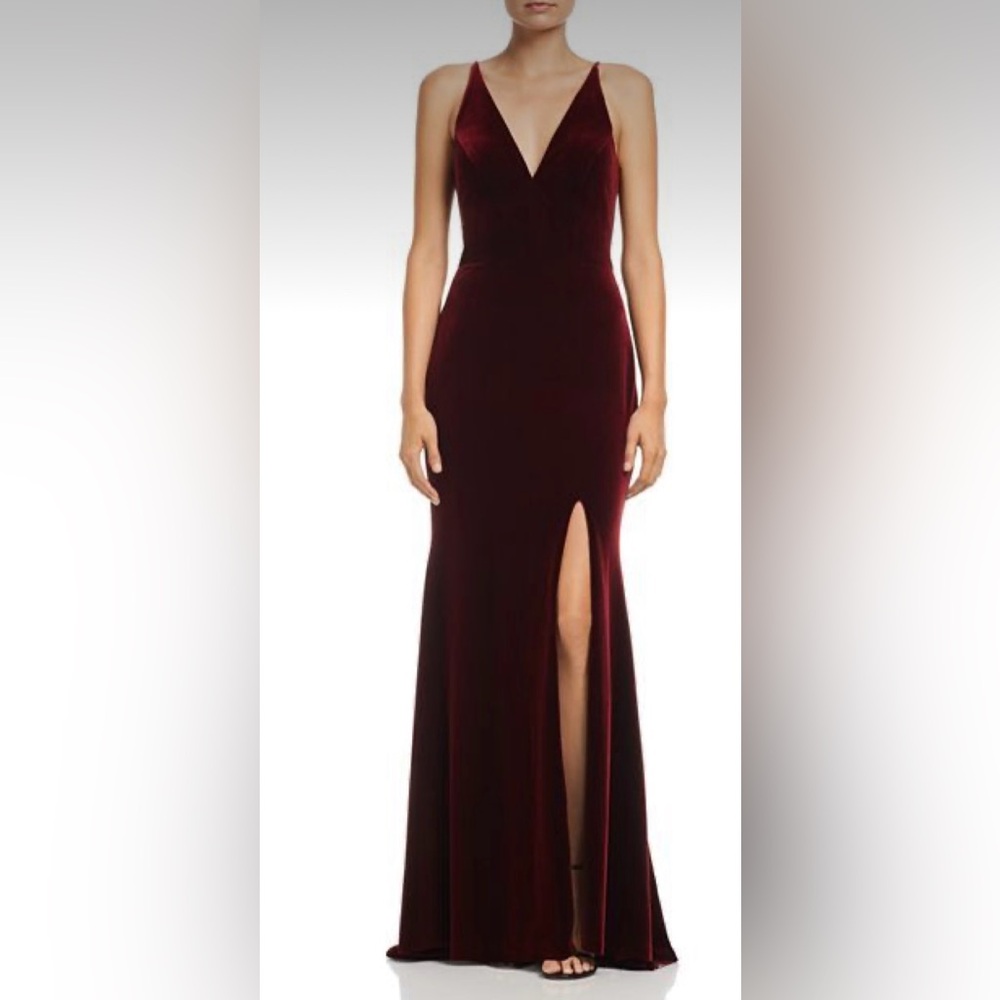 Aqua dress brand velvet from Bloomingdale’s.